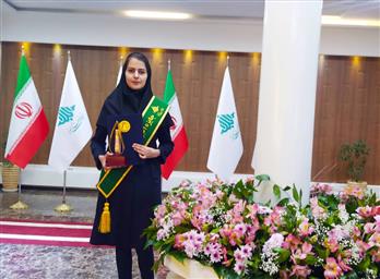پیام تبریک ریاست محترم دانشکده در پی کسب جایزه شصتمین همایش جایزه بزرگ البرز 1401 خانم پریناز نژادمختاری